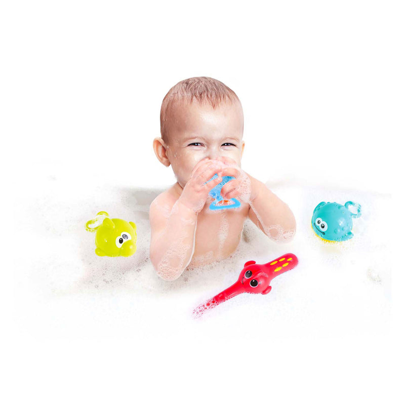 Afbeelding laden in galerijviewer, Toi-toys little stars badspeelgoed vishengel met 3 vissen, 4dlg.
