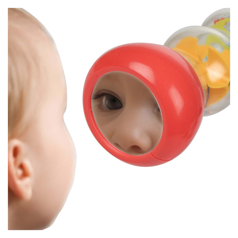 Afbeelding laden in galerijviewer, Toi-toys little stars rups rammelaar met spiegel
