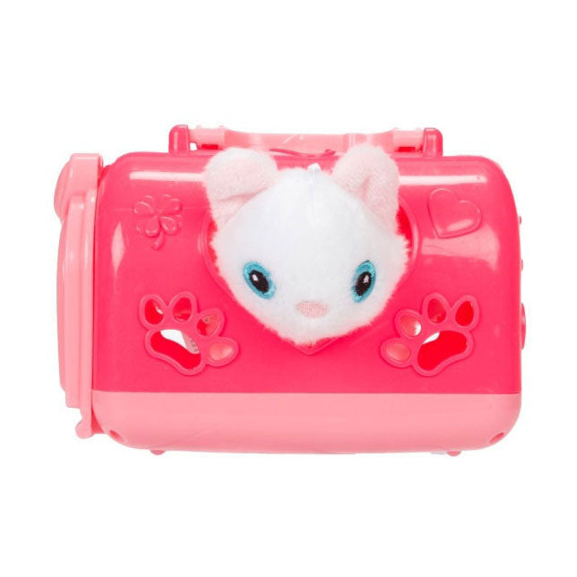 Afbeelding laden in galerijviewer, Toi-toys knuffel pluche dier in draagkoffer, 10cm

