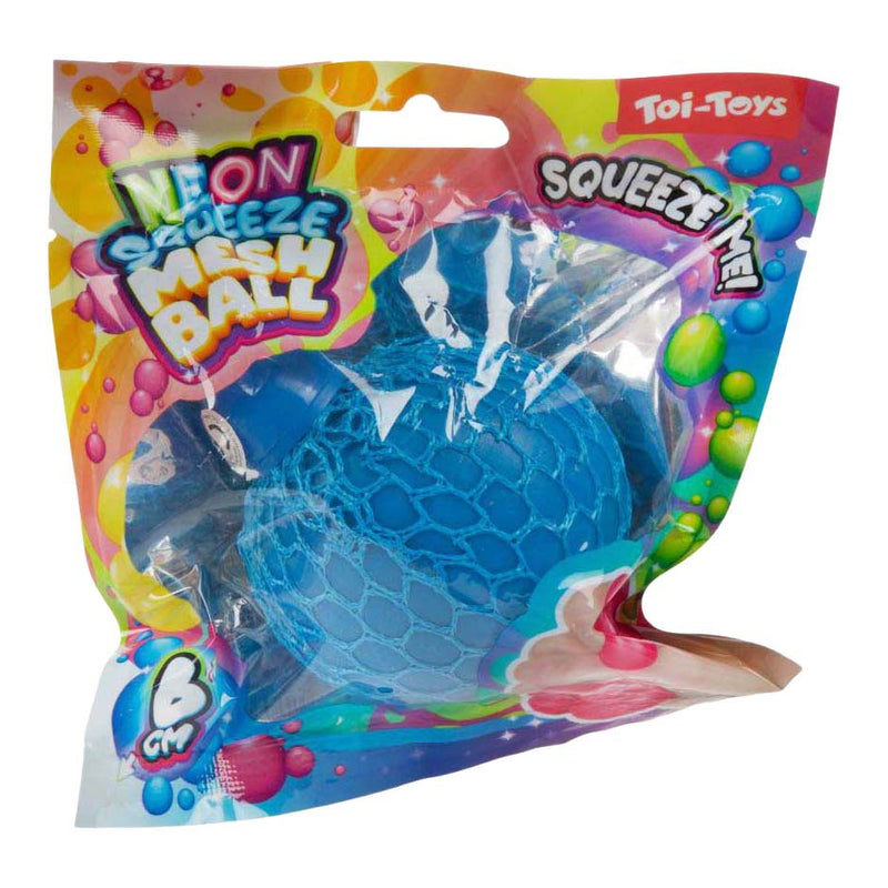 Afbeelding laden in galerijviewer, Toi-toys fun knijpbal neon mesh, 6 cm
