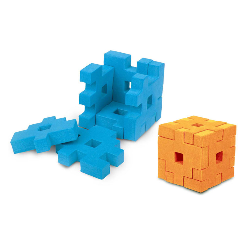 Afbeelding laden in galerijviewer, Toi-toys puzzel foam kubus 3d 4 stuks assorti | 6 stuks
