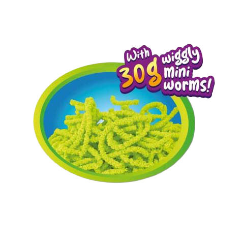 Afbeelding laden in galerijviewer, Toi-toys magische worm 15cm met mini wormpjes 30gr
