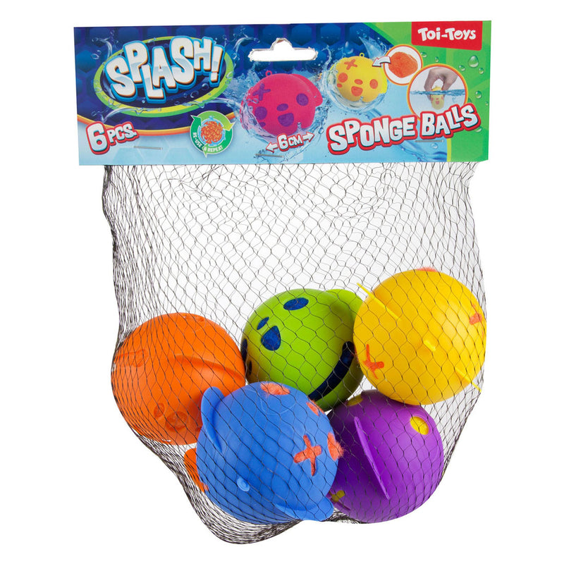 Afbeelding laden in galerijviewer, Toi-toys splash super splashballen 6 stuks 6cm
