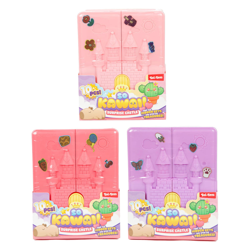 Afbeelding laden in galerijviewer, Toi-toys so kawaii verrassingskasteel ketting en kralen - 10dlg.
