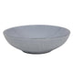 Diep bord woven textile grijs ø18x5,5cm doos a 6