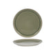 Ontbijtbord matwit groen ã˜21,4cm doos a 6 stuks