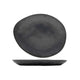 Svenska living ontbijtbord ovaal manhattan 20,3x17cm doos a 6 stuks antraciet