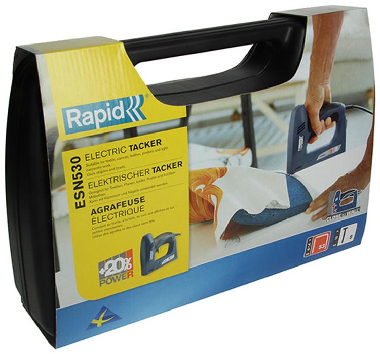 Afbeelding laden in galerijviewer, Rapid 1040307 - elektrische tacker type esn530 koffer | 1 stuks
