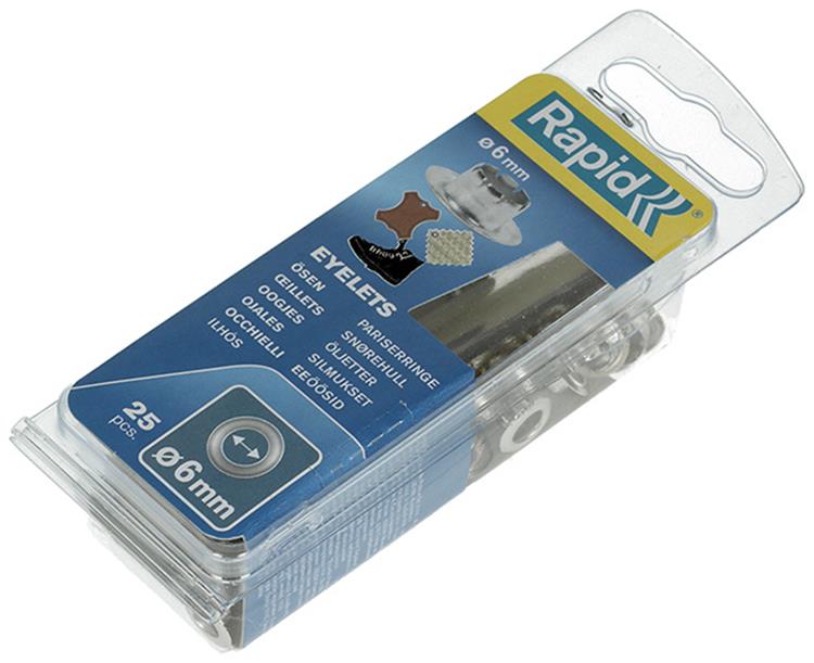 Afbeelding laden in galerijviewer, Rapid 1009444 - oogjes e1 - 6mm, 25 pcs | 5 stuks
