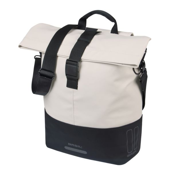 Afbeelding laden in galerijviewer, Basil b.v. cove shopper basil mik 14-16l 14 x 29 x 36 cm - zwart wit
