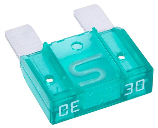 Dresselhaus zekering bananenstekker maxi flat fuse maxi 30a 1 piece light green