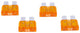 Dresselhaus zekering platte stekker flat fuse 40a orange