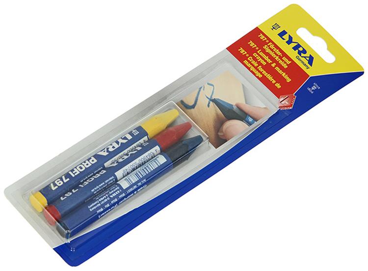 Afbeelding laden in galerijviewer, Lyra 1052116 - markeerkrijt 3st ø12x120mm mix | 5 stuks
