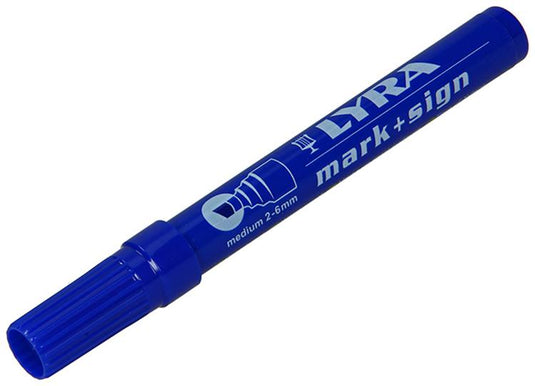 Lyra 1010970 - onuitwisb.stift schuin blauw 111 | 10 stuks