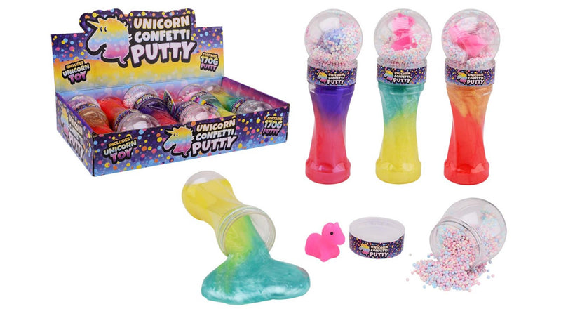 Afbeelding laden in galerijviewer, Johntoy putty met unicorn en foam balletjes
