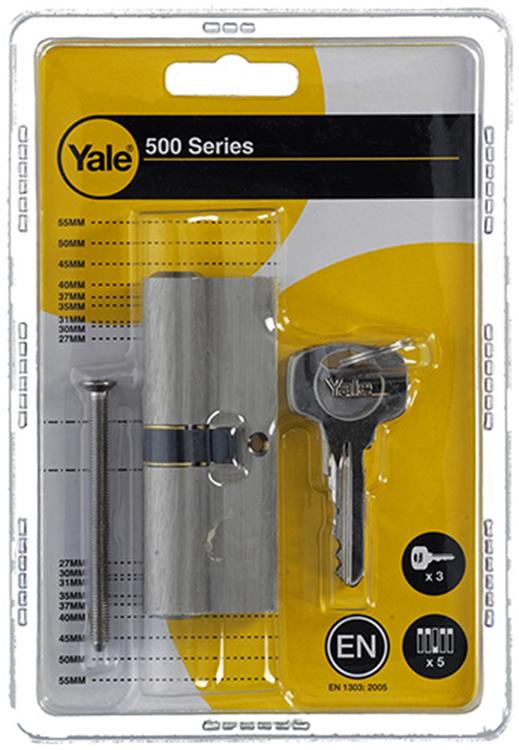 Afbeelding laden in galerijviewer, Yale 1006539 - profielcilinder 500 mv 80mm(40 40) | 5 stuks
