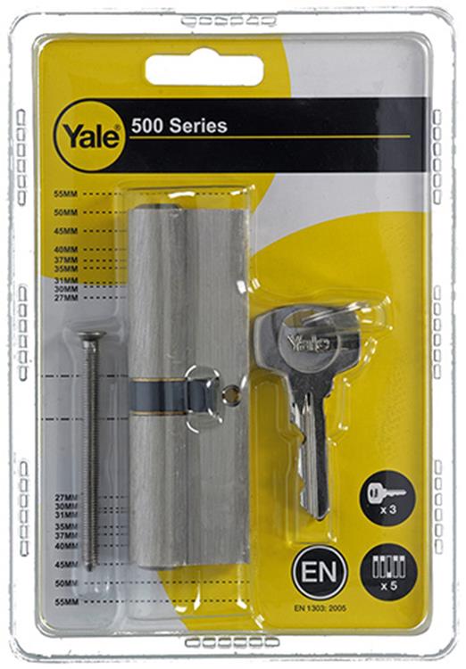 Afbeelding laden in galerijviewer, Yale 1006541 - profielcilinder 500 mv 95mm(45 50) | 5 stuks
