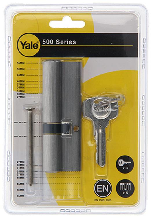 Afbeelding laden in galerijviewer, Yale 1006538 - profielcilinder 500 mv 90mm(35 55) | 5 stuks
