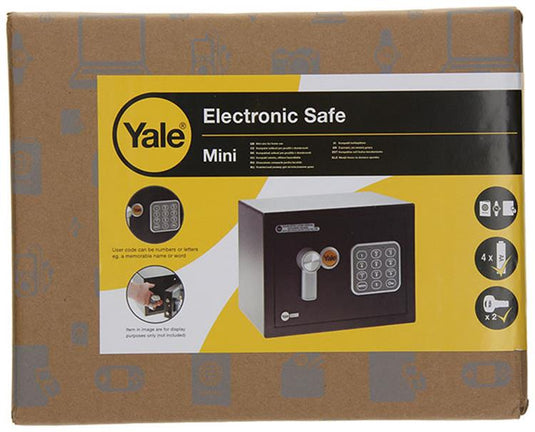 Yale 1047115 - value safe mini zwart | 1 stuks