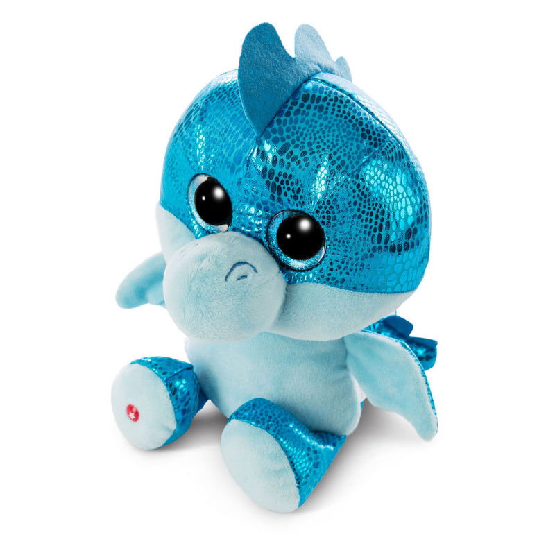Afbeelding laden in galerijviewer, Nici Glubschis Pluchen Knuffel Draak Blauw Jet-Jet, 15cm
