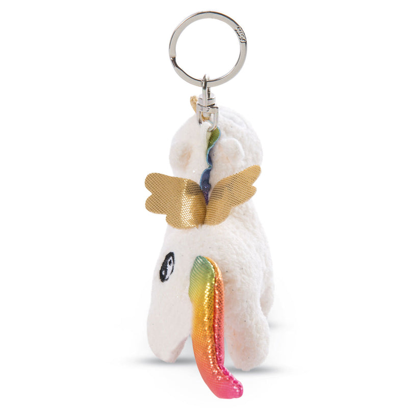Afbeelding laden in galerijviewer, Nici Pluchen Sleutelhanger Eenhoorn Regenboog Yang, 10cm
