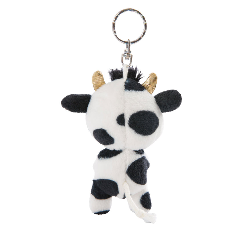 Afbeelding laden in galerijviewer, Nici Glubschis Pluchen Sleutelhanger Koe, 9cm
