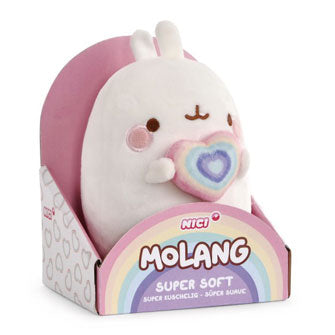 Afbeelding laden in galerijviewer, Nici pluchen knuffel molang regenboog met hart in geschenkdoos, 16cm
