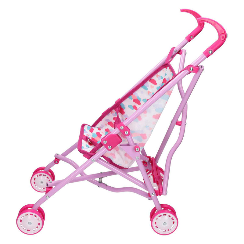 Afbeelding laden in galerijviewer, Jono toys poppenbuggy wolken - roze
