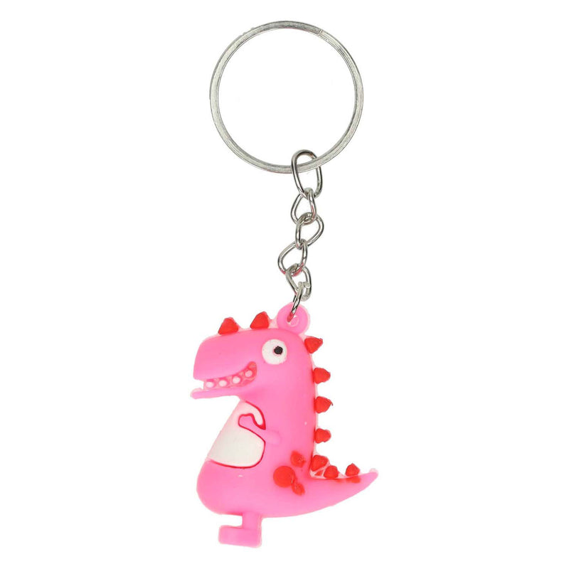 Afbeelding laden in galerijviewer, Sleutelhanger dino kleur
