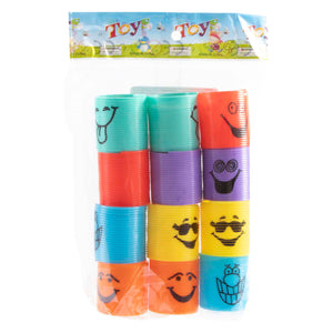 Jono toys kleine gekleurde trapveren, 12st.
