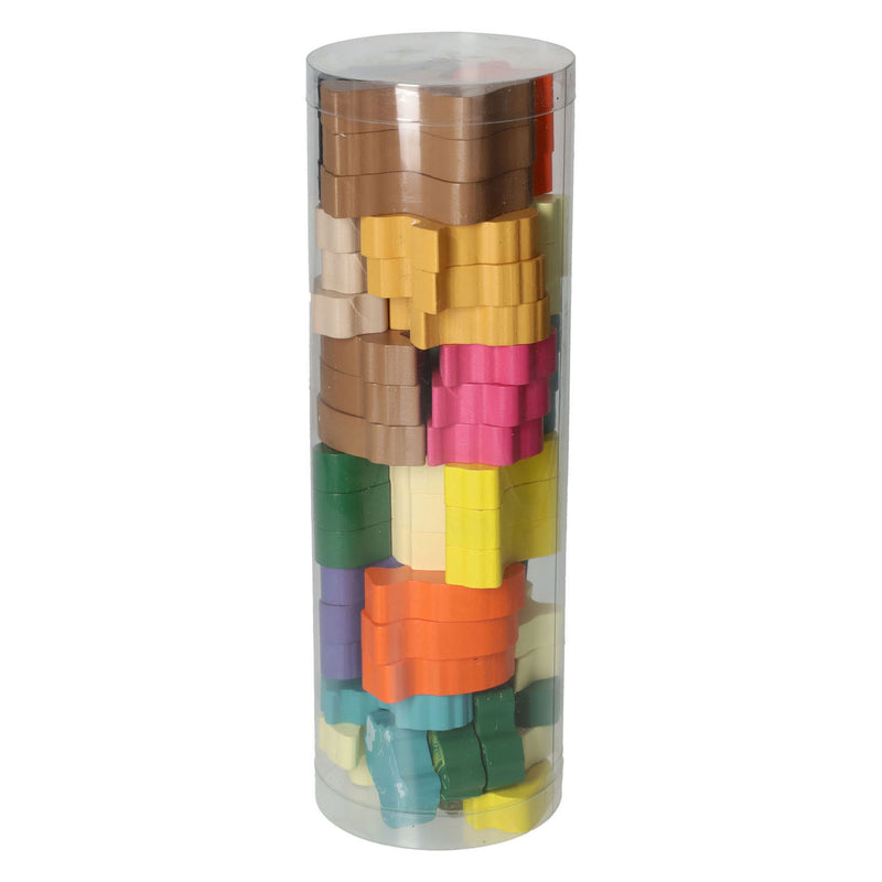 Afbeelding laden in galerijviewer, Primi passi - houten dieren set - 60st
