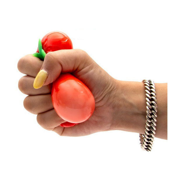 Afbeelding laden in galerijviewer, Jono toys squeeze xl aardbei pu slow rice 6x8 cm. | 12 stuks
