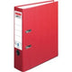 Ordner herlitz max.file nature plus a4 80 mm karton, pp rood 2-rings