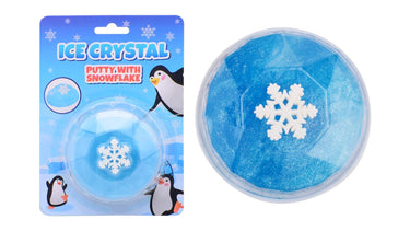 Johntoy john toy glimmende ijs putty met sneeuwvlok