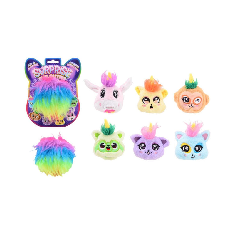 Afbeelding laden in galerijviewer, Johntoy flip verrassing plush cutie op kaart
