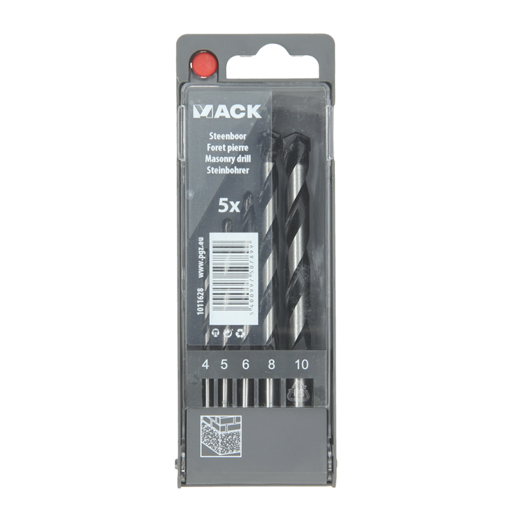 Afbeelding laden in galerijviewer, Mack 1011628 - steenboor set 5 delig 4-10mm | 5 stuks
