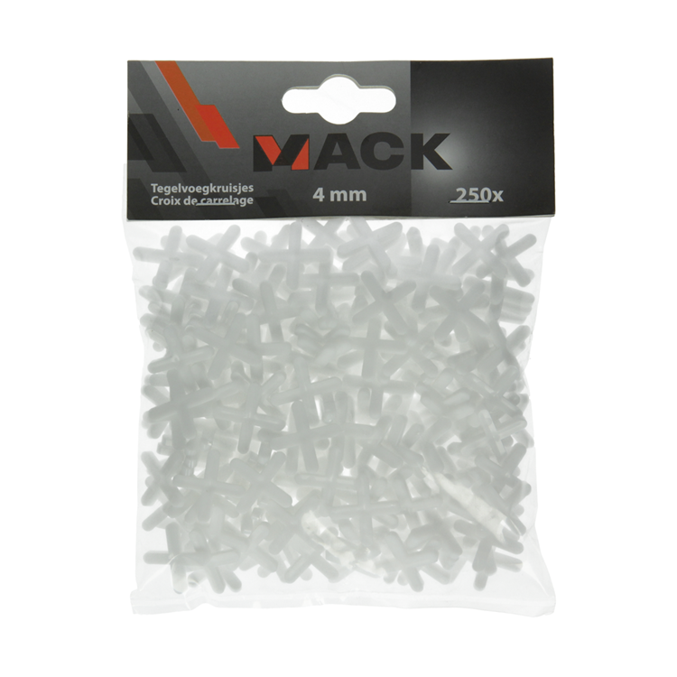 Afbeelding laden in galerijviewer, Mack 1004610 - tegelvoegkruisjes 4mm 250st | 10 stuks
