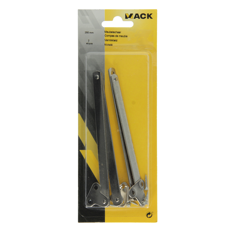 Afbeelding laden in galerijviewer, Mack 1013344 - 2 meubelscharen vernikkeld 250 mm | 5 stuks
