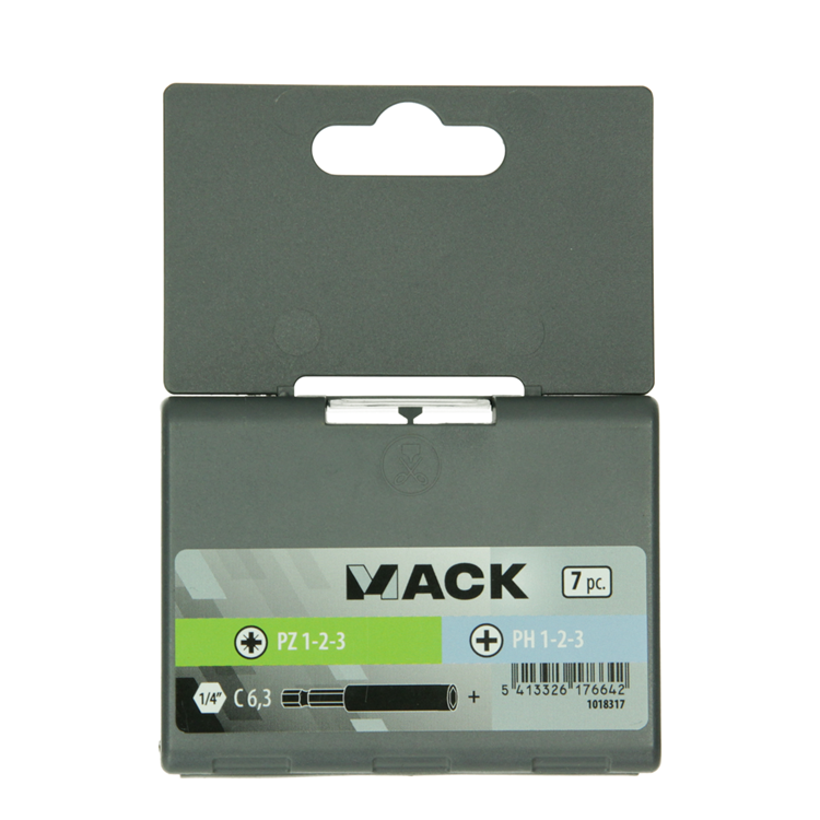 Afbeelding laden in galerijviewer, Mack 1018317 - schroefbit set 7 delig | 5 stuks
