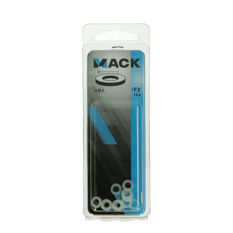 Afbeelding laden in galerijviewer, Mack 1017729 - sluitring nylon 12 st m4 | 10 stuks
