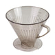 Metaltex koffie opzetfilter nr. 6 kunststof groot met greep
