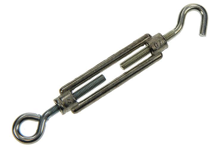 Afbeelding laden in galerijviewer, Mack 1006871 - 2 spanners: oog + haak verzinkt m5x70mm bl | 5 stuks
