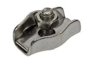 Mack 1006893 - 2 staaldraadklemmen simplex inox 1,5-3mm bl | 5 stuks