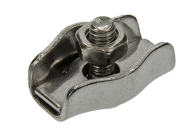 Afbeelding laden in galerijviewer, Mack 1006893 - 2 staaldraadklemmen simplex inox 1,5-3mm bl | 5 stuks
