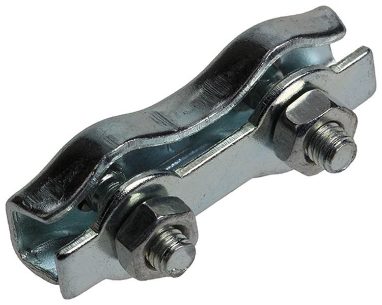 Afbeelding laden in galerijviewer, Mack 1006900 - 2 staaldraadklemmen duplex verzinkt 2-3mm bl | 5 stuks
