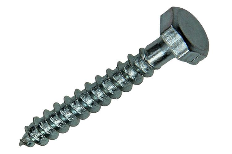Afbeelding laden in galerijviewer, Mack 1007030 - houtdraadbout staal verzinkt 150 st 6 x 40 mm | 5 stuks

