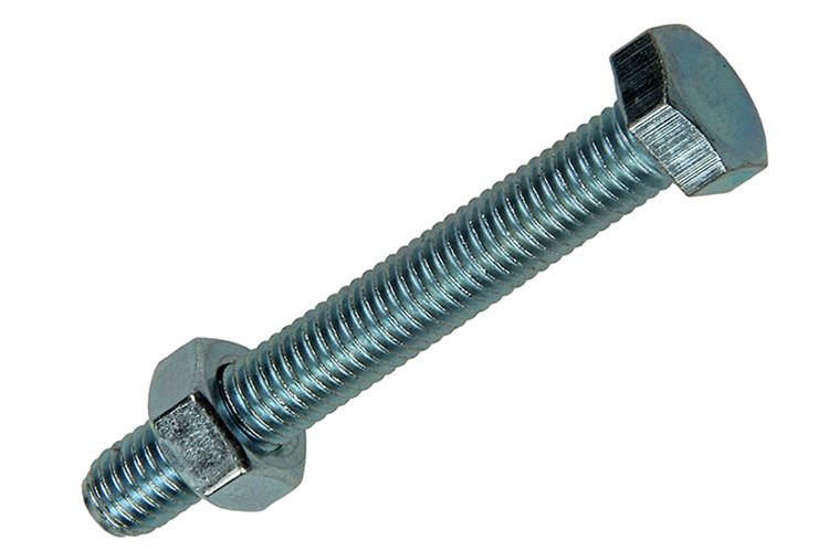 Afbeelding laden in galerijviewer, Mack 1007080 - tapbout + moer verzinkt 75 st 8 x 60 mm | 4 stuks
