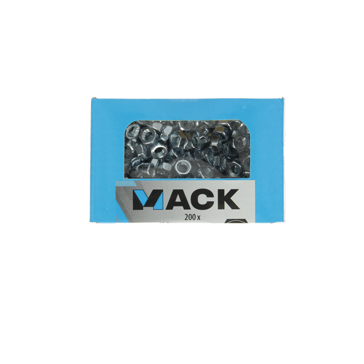 Afbeelding laden in galerijviewer, Mack 1007095 - zeskantmoeren 200 st m5 | 10 stuks
