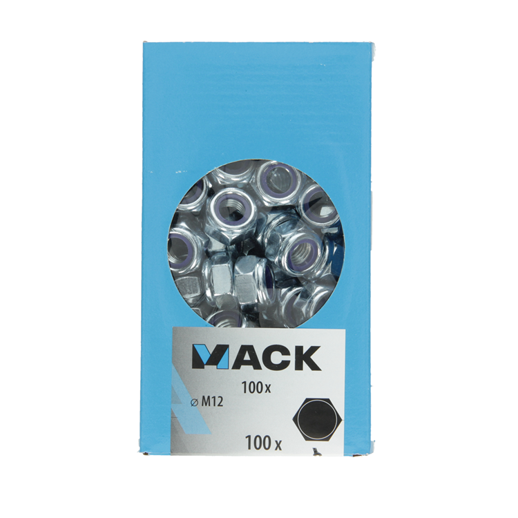 Afbeelding laden in galerijviewer, Mack 1007108 - borgmoeren 100 st m12 | 5 stuks
