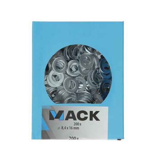 Mack 1007111 - sluitringen 200 st m8 | 5 stuks
